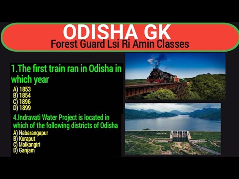 Odisha GK for OSSC Ri Amin icds exam