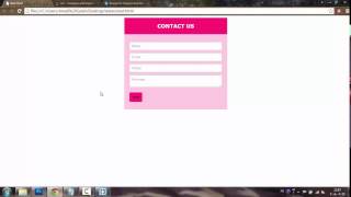 Create a best Responsive contact form using HTML5 and CSS