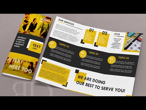 brochure design in photoshop [FREE DOWNLOAD PSD]