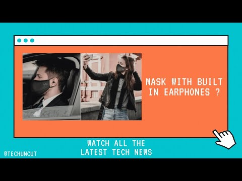 | MASKFONE is launching N-95 mask with built in earphones | Techuncut #technews #maskfone