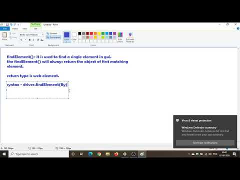 WebDriver Methods & Locators