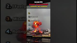 Top 5 Scary Explosions Caught on Camera #ranking #explosion #viral