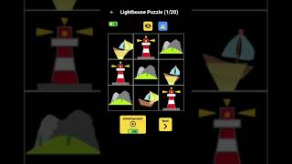 [Lighthouse Puzzle]Innovative Board Game! Making a game with Flutter #shorts