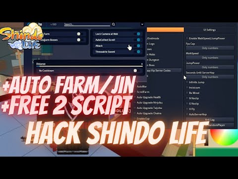 SHINDO LIFE Script 2022 GUI HACK AUTO FARM | AUTO BOSS EVENT | AUTO WAR | GOD MODE