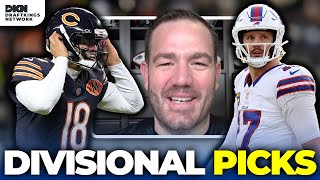 2026 NFL Divisional Round PICKS + Mike Tomlin steps down REACTION!