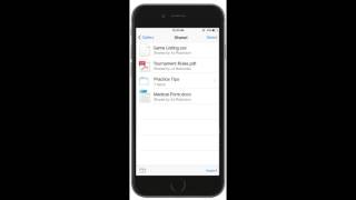 iSpark Group Organizer App: Document Sharing