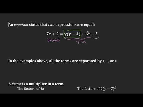 Algebraic Expressions