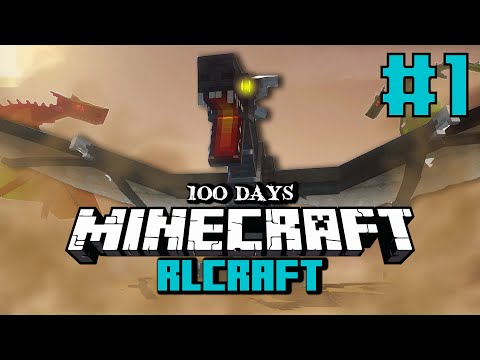 100 Days in Minecraft's Most Famous Modpack (RLCRAFT) | Episode 1