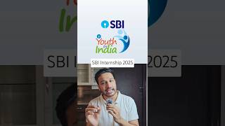 SBI Internship Youth for India Fellowship 2025, Apply Now  #kushalvijay #internship