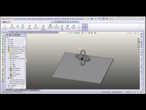 Gyro-tops,its animation,working,and making in solidworks