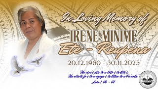 FAMILY SERVICE - In loving memory of IRENE MINIME ETE-REUPENA