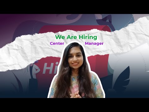 WE ARE HIRING CENTER MANAGER