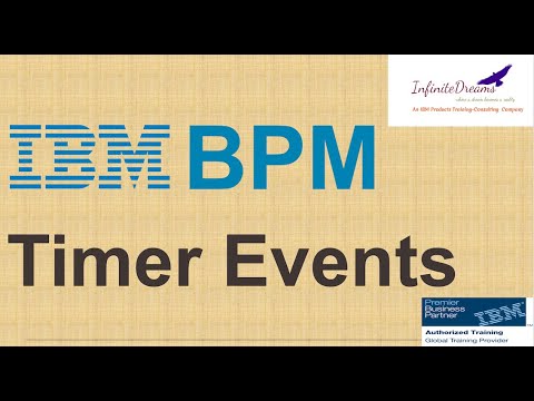 IBM BPM Tutorials: IBM BPM Timer Events, How to time a Business Process in IBM BPM