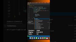 Find the sum of digits of a number in Java #javaclass #programming #corejava