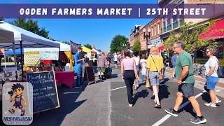 Farmers Market Tour on Historic 25th Street Ogden UT