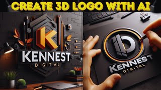 How to Create Realistic 3D Logo with AI | Free Stunning 3D Logo Generator