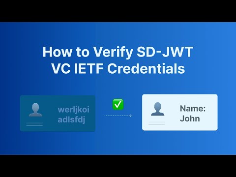 How to Verify an SD-JWT-based Verifiable Credential (IETF | SD-JWT VC) via OID4VP with walt.id