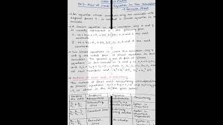 CBSE - Grade 10 - Ch 3 - Pair of Linear Equations in Two Variables - Formula Sheet