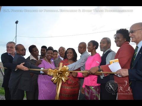 G.C. Foster College Running Track Recommissioning 2015