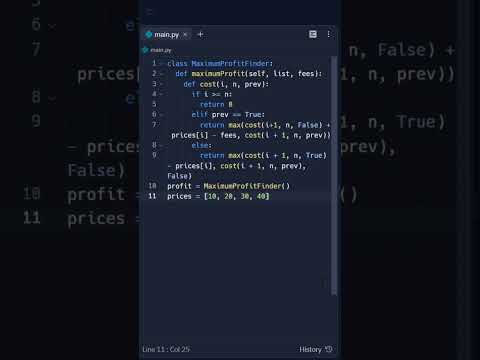 74 -- Find Maximum Profit using Python #100daysofcode with #python #100 #shots