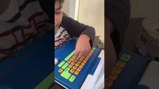 4-Year-Old SIMO Aezary's Fun Computer Class 🖥️ Moroccan Homeschool Adventure"