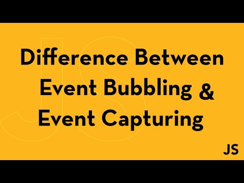 Difference Between Event Bubbling and Event Capturing Explained In 5 Minutes In Arabic