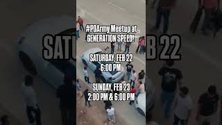 #PDARMY MEET-UP AT Generation Speed! 🔥🔥 Will we see you there?