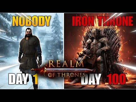 Can I Conquer the IRON THRONE in 100 Days? ⚔️ 🔥 | ( Mount And Blade Bannerlord Hindi )