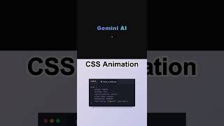 css effect | css animation | Gemini AI | web development #shorts #foryou #coding #webdevelopment