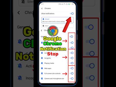 chrome notifications stop | chrome ki notification kaise band kare | #notificationoff #chrome