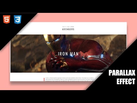 How to make a Scrolling Parallax Website | HTML & CSS...