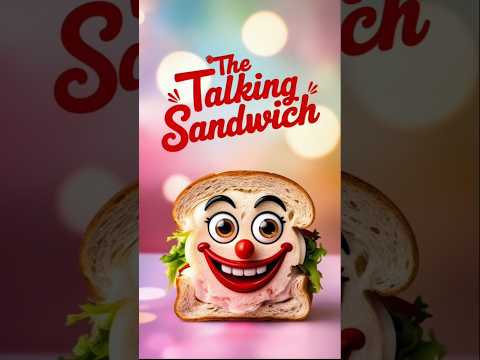 🥪 Talking Sandwich: The Hilarious Tale of a Chatty Snack! 😂 #comedy