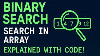 Binary Search Algorithm | Fastest Way to Search in Sorted Array | DSA Explained