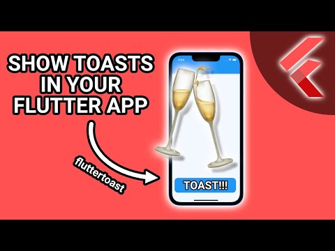 Show Toasts In Your FLUTTER APP (fluttertoast) #Flutter #AppDevelopment #Web