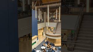 Designing transparency for constant campus movement #architecture #shortvideo #shorts #glassrailing