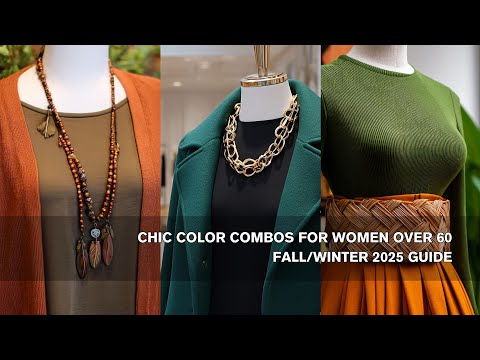 ✨ Chic Color Combos for Women Over 60 — ❄️ Fall/Winter 2025 Guide