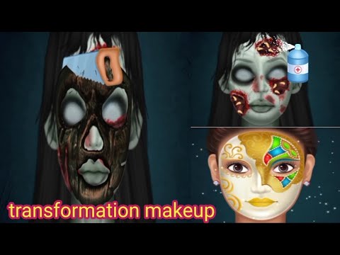transformation makeup ☠️ ASMR zombies makeup