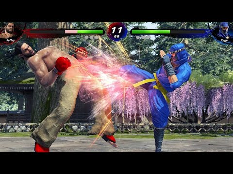 Virtua Fighter 5 R.E.V.O.: World Stage Gameplay 