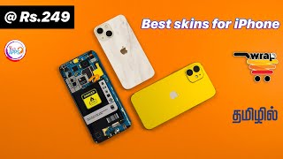 Best Skins for your iPhone 🥳🥳🥳 (WarpCart Skins) in Tamil @TechApps Tamil