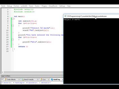 Beginner's Array C program || Part 2