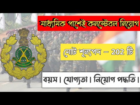 মাধ্যমিক পাশেই কনস্টেবল নিয়োগ | শূন্যপদ সংখ্যা ২০২ | ITBP constable recruitment and 2024 | #police