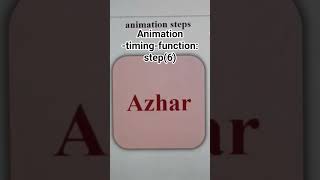 animation-timing-function:step(6); like subscribe comment kare
