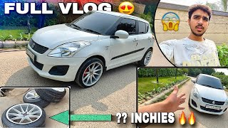 MODIFIED SWIFT 🔥|| 2014 Model Fully Modified || With 18 INCHIE’S Alloy Wheels || Full DETAILED Vlog 