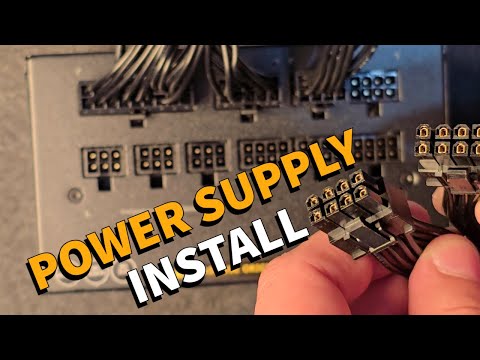 How to Install a Power Supply / PSU In a PC