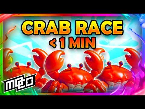 Crab Race In Under 1 Minute | MO.CO