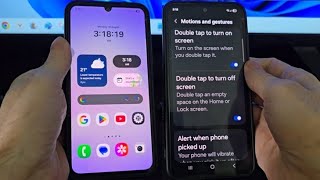 How to set double tap screen on Samsung A07 | How to double tap screen on and off samsung a07