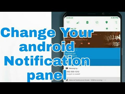 Change Your Android Notification panel || 2018 || Active Tech