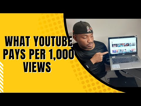 How much does YouTube Pay for 1000 views  #youtube  #views