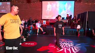 Intricate vs Eugene TOP 8 TURFinc Red Bull Dance Your Style Oakland #turfinc #redbulldanceyourstyle