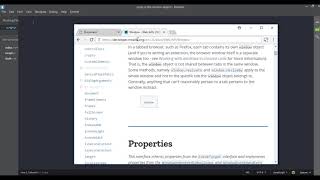 The window object in JavaScript